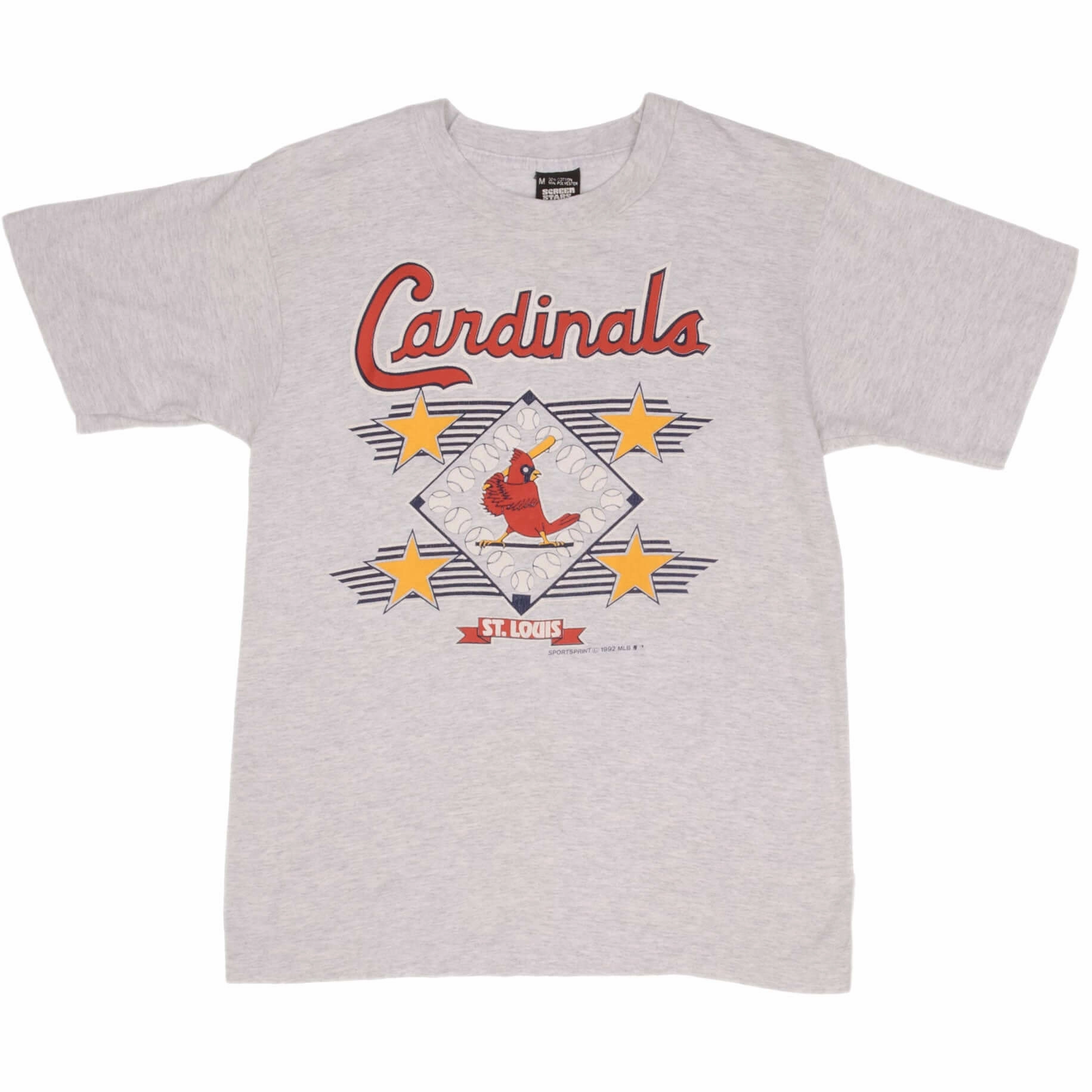 VINTAGE MLB ST LOUIS CARDINALS TEE SHIRT 1992 SIZE SMALL MADE IN USA
