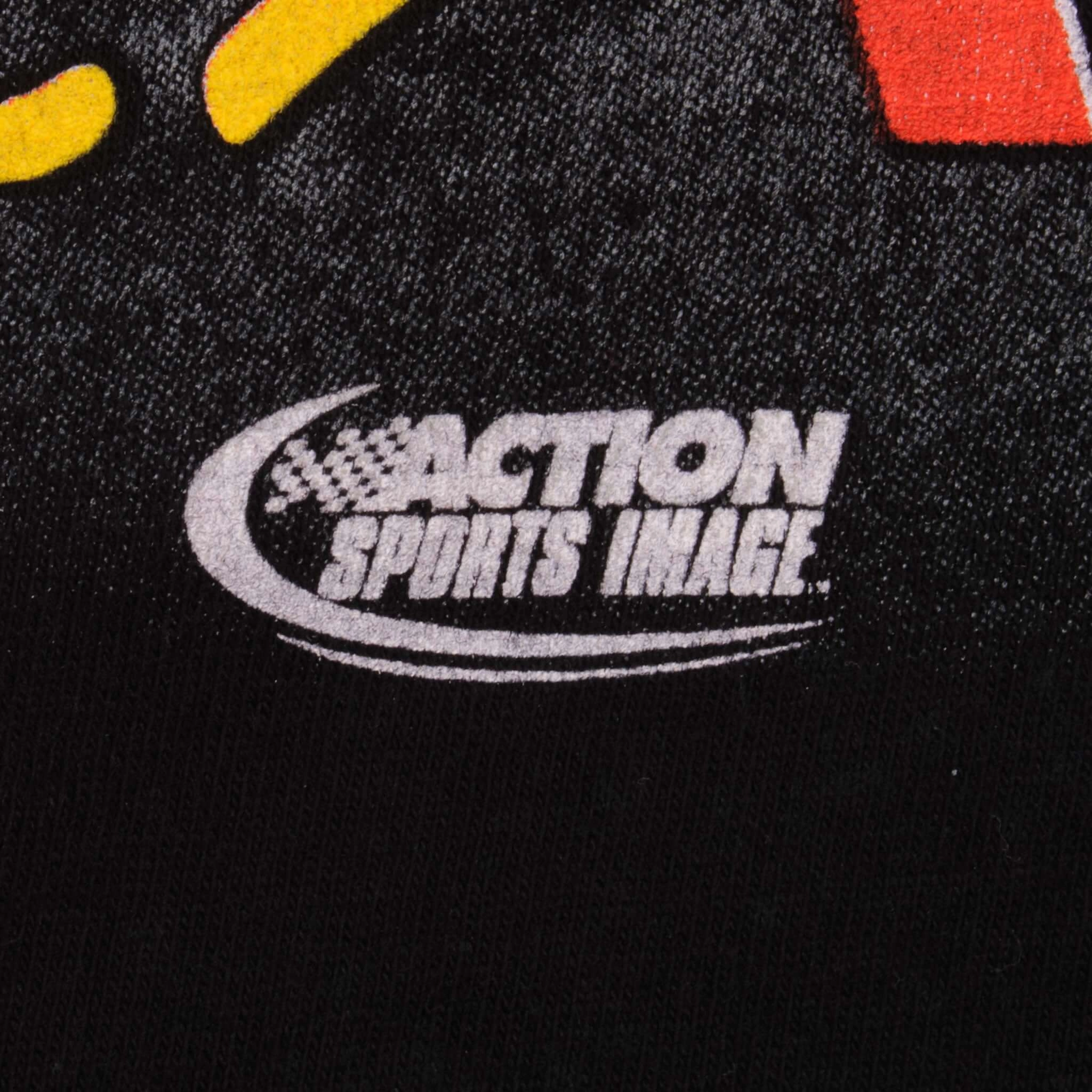 VINTAGE NASCAR ALL OVER PRINT DALE EARNHARDT 1990S TEE SHIRT SIZE XL MADE IN USA