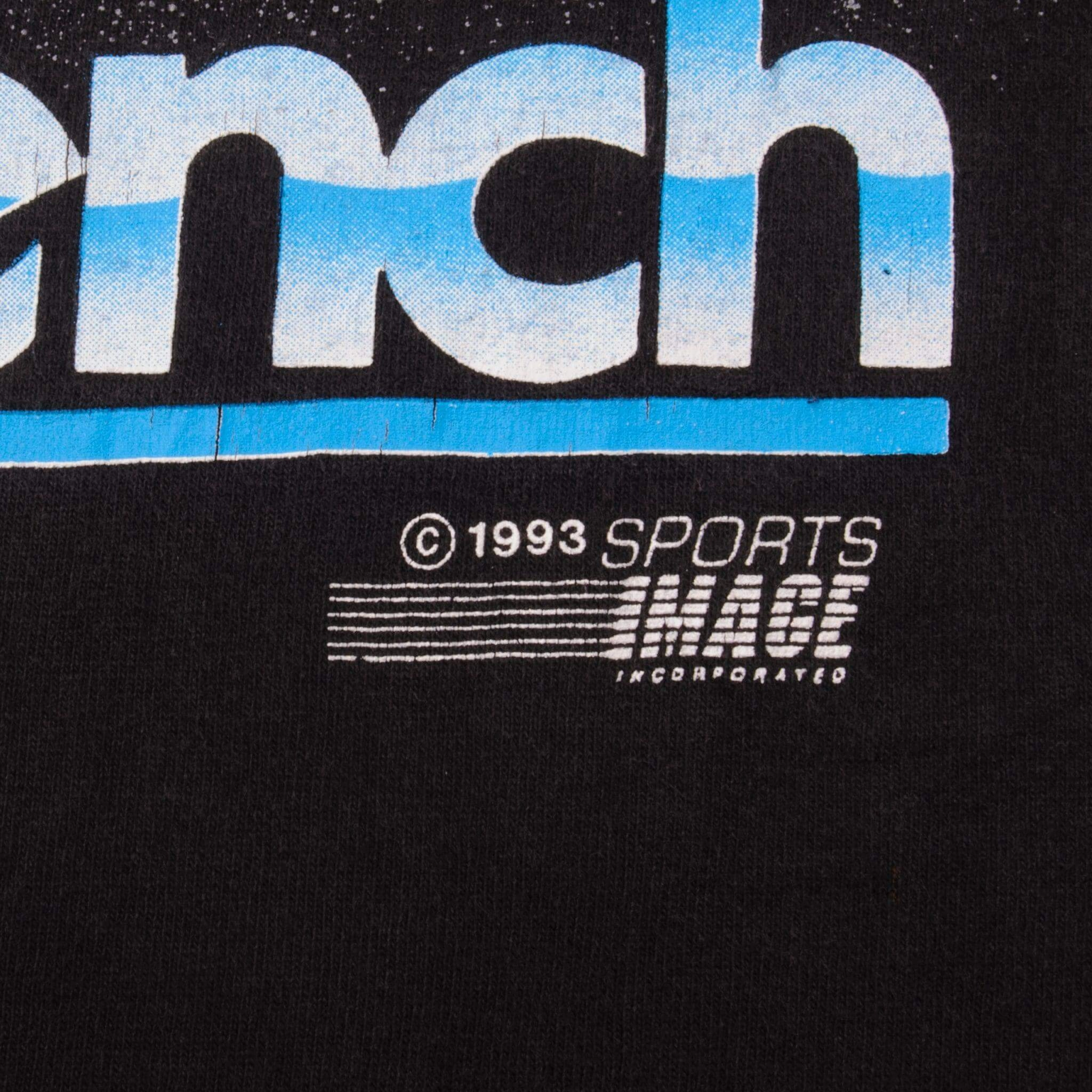 VINTAGE NASCAR ALL OVER PRINT DALE EARNHARDT #3 GOODWRENCH RACING 1993 TEE SHIRT SIZE LARGE MADE IN USA