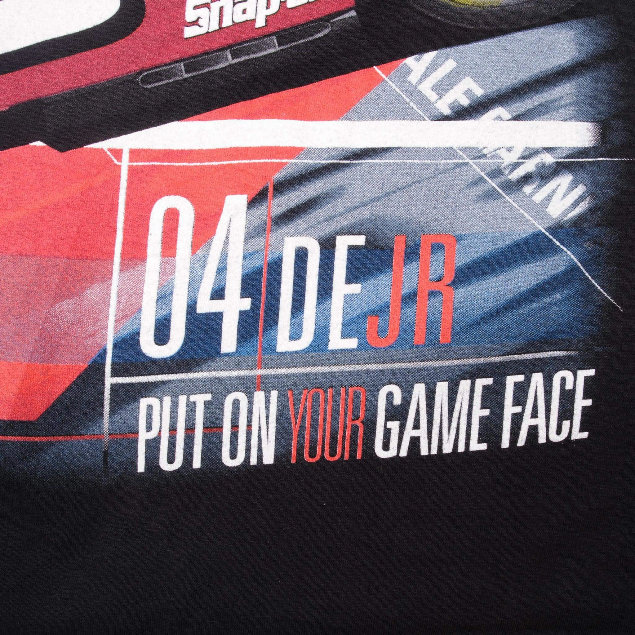 VINTAGE NASCAR ALL OVER PRINT DALE EARNHARDT JR 90s 2000S TEE SHIRT SIZE LARGE
