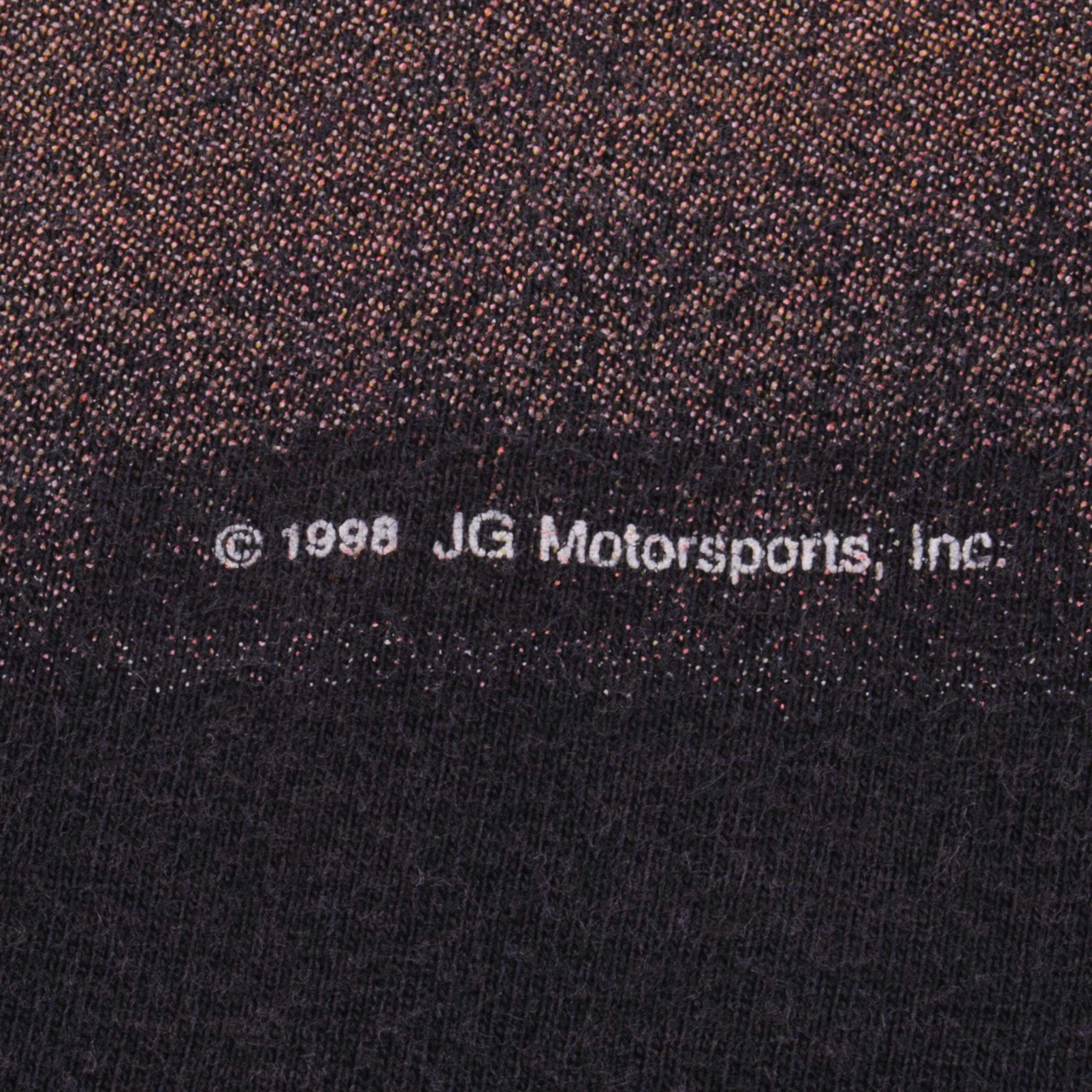 VINTAGE NASCAR ALL OVER PRINT JEFF GORDON 1998 TEE SHIRT XL MADE USA
