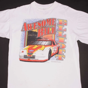 VINTAGE NASCAR BILL ELIOTT MCDONALD'S TEE SHIRT 1996 SIZE XL