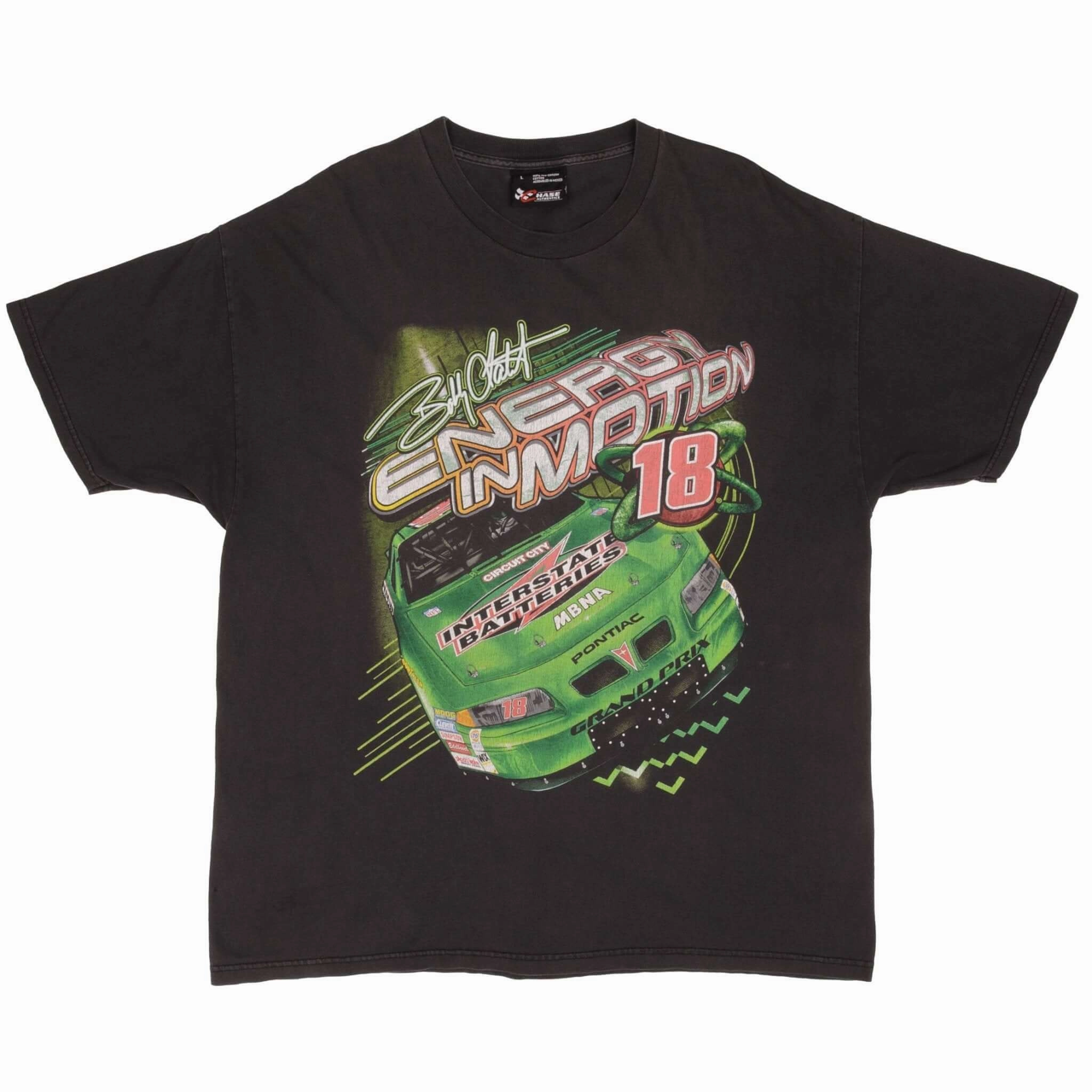 VINTAGE NASCAR BOBBY LABONTE 2001 TEE SHIRT SIZE LARGE
