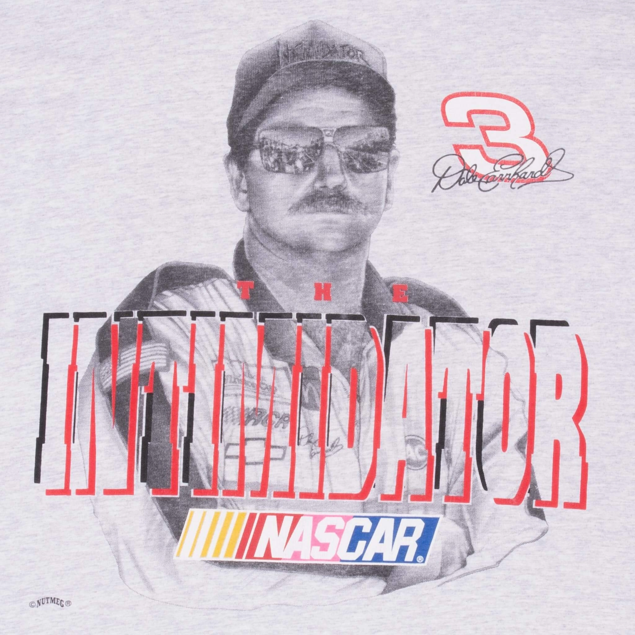 VINTAGE NASCAR DALE EARNHARDT 1990S TEE SHIRT LARGE MADE IN USA
