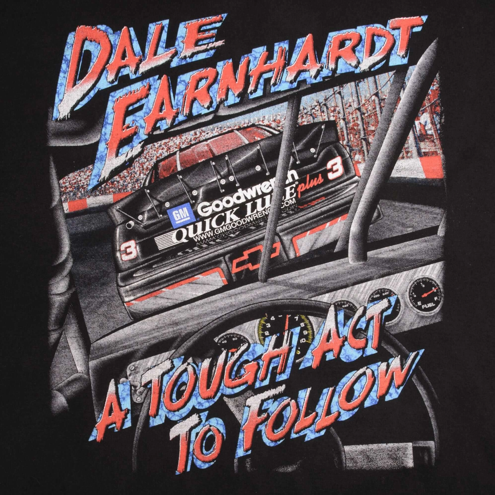 VINTAGE NASCAR DALE EARNHARDT 1990S TEE SHIRT SIZE LARGE MADE IN USA