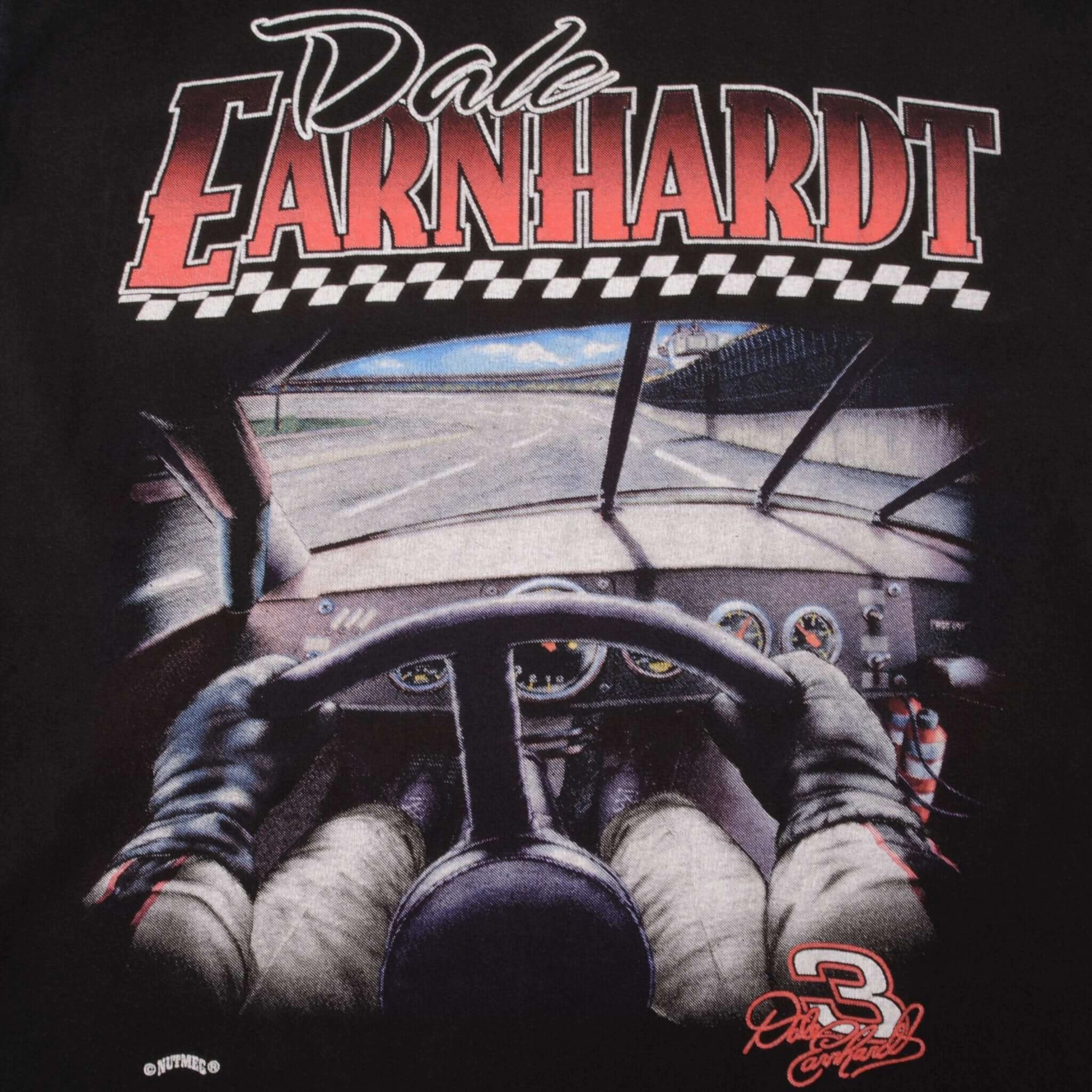 VINTAGE NASCAR DALE EARNHARDT 1990S TEE SHIRT SIZE MEDIUM MADE IN USA