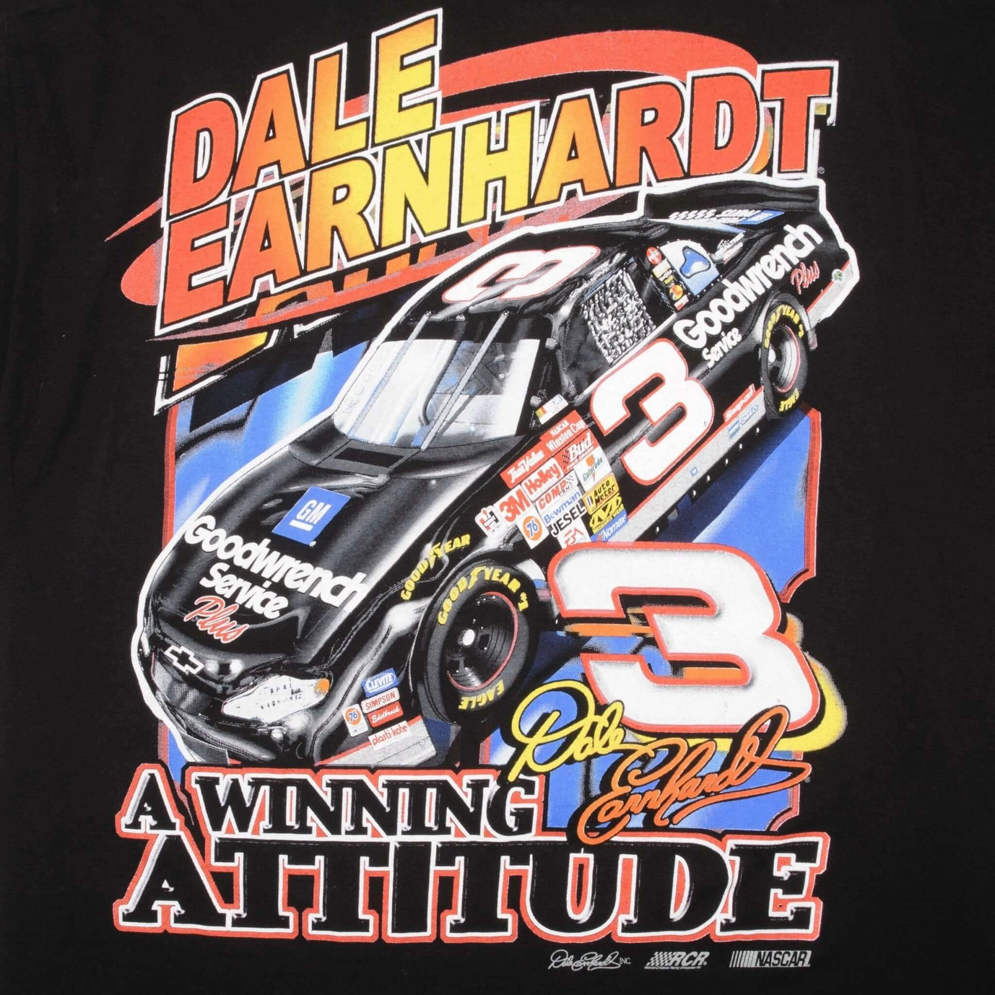 VINTAGE NASCAR DALE EARNHARDT 1990S TEE SHIRT SIZE XL