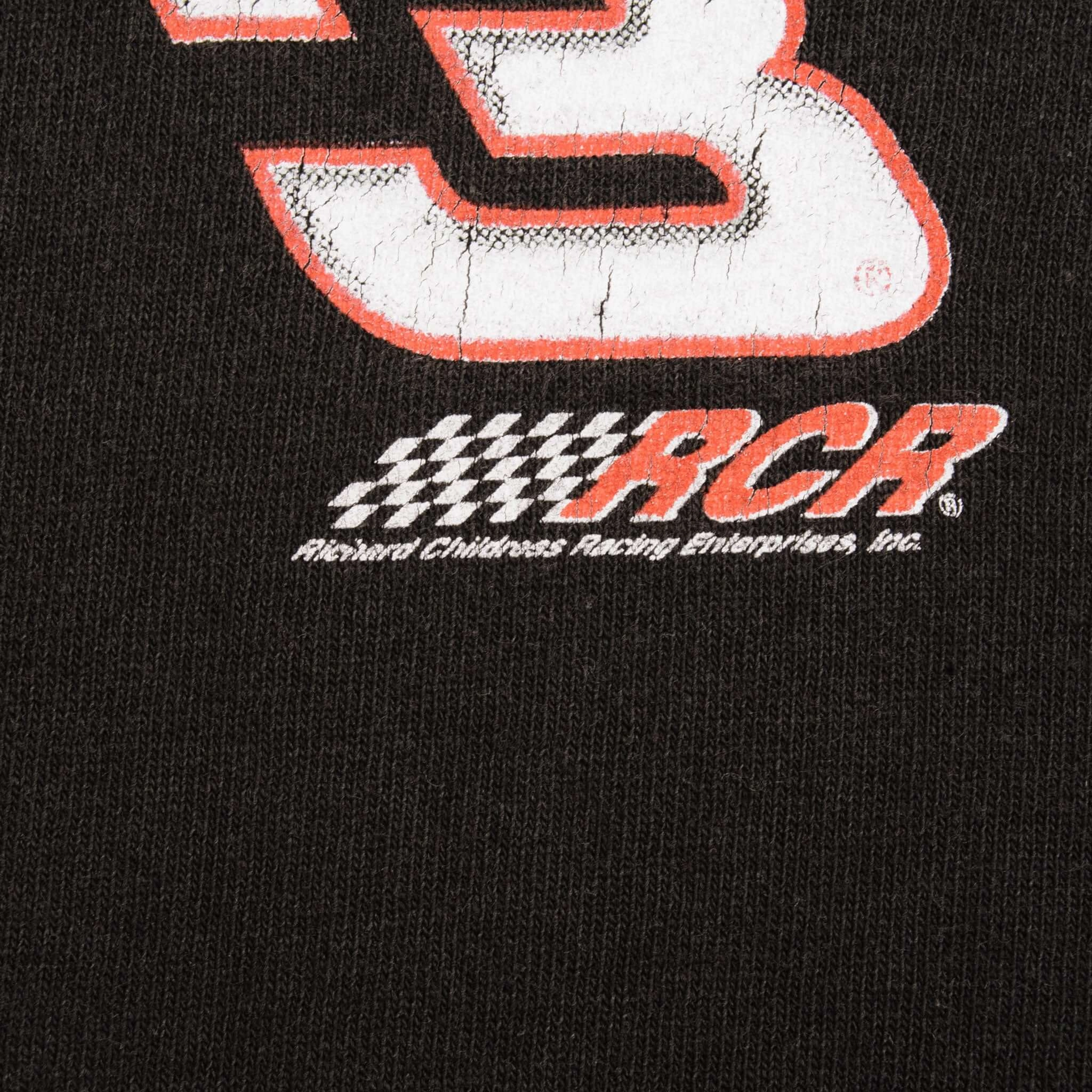 VINTAGE NASCAR DALE EARNHARDT #3 INTIMIDATED 1990S TEE SHIRT SIZE LARGE