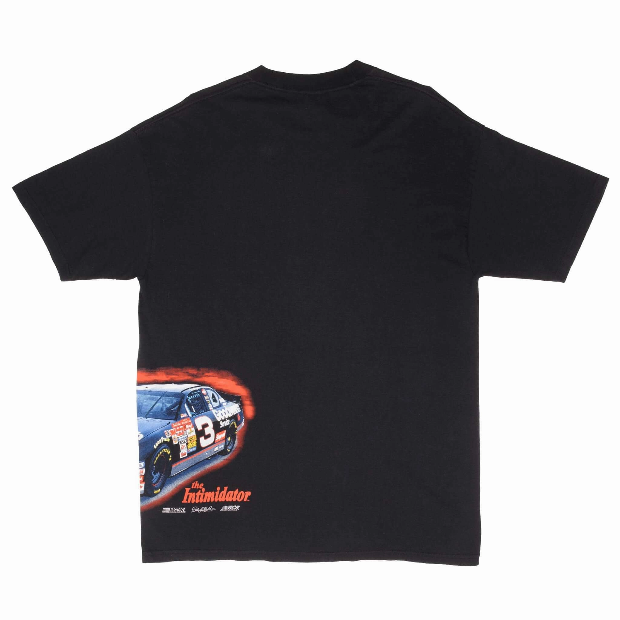 VINTAGE NASCAR DALE EARNHARDT ALL OVER PRINT 1990S TEE SHIRT SIZE LARGE