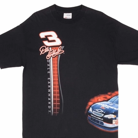 VINTAGE NASCAR DALE EARNHARDT ALL OVER PRINT 1990S TEE SHIRT SIZE LARGE