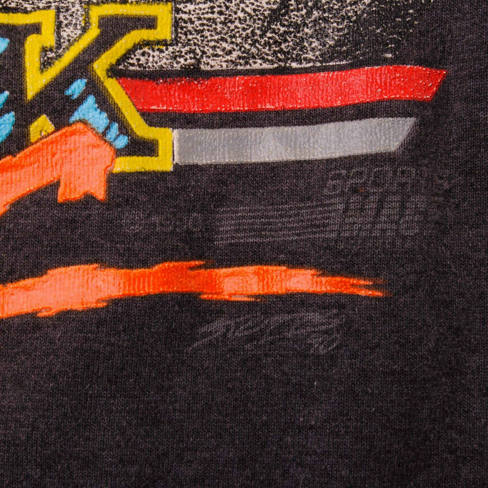 VINTAGE NASCAR DALE EARNHARDT BLACK MAGIK 1990 TEE SHIRT SIZE LARGE MADE IN USA