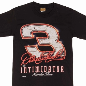 VINTAGE NASCAR DALE EARNHARDT INTIMIDATOR 1990S TEE SHIRT MEDIUM MADE IN USA