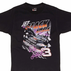 VINTAGE NASCAR DALE EARNHARDT JET BLACK ATTACK 2000 TEE SHIRT SIZE LARGE