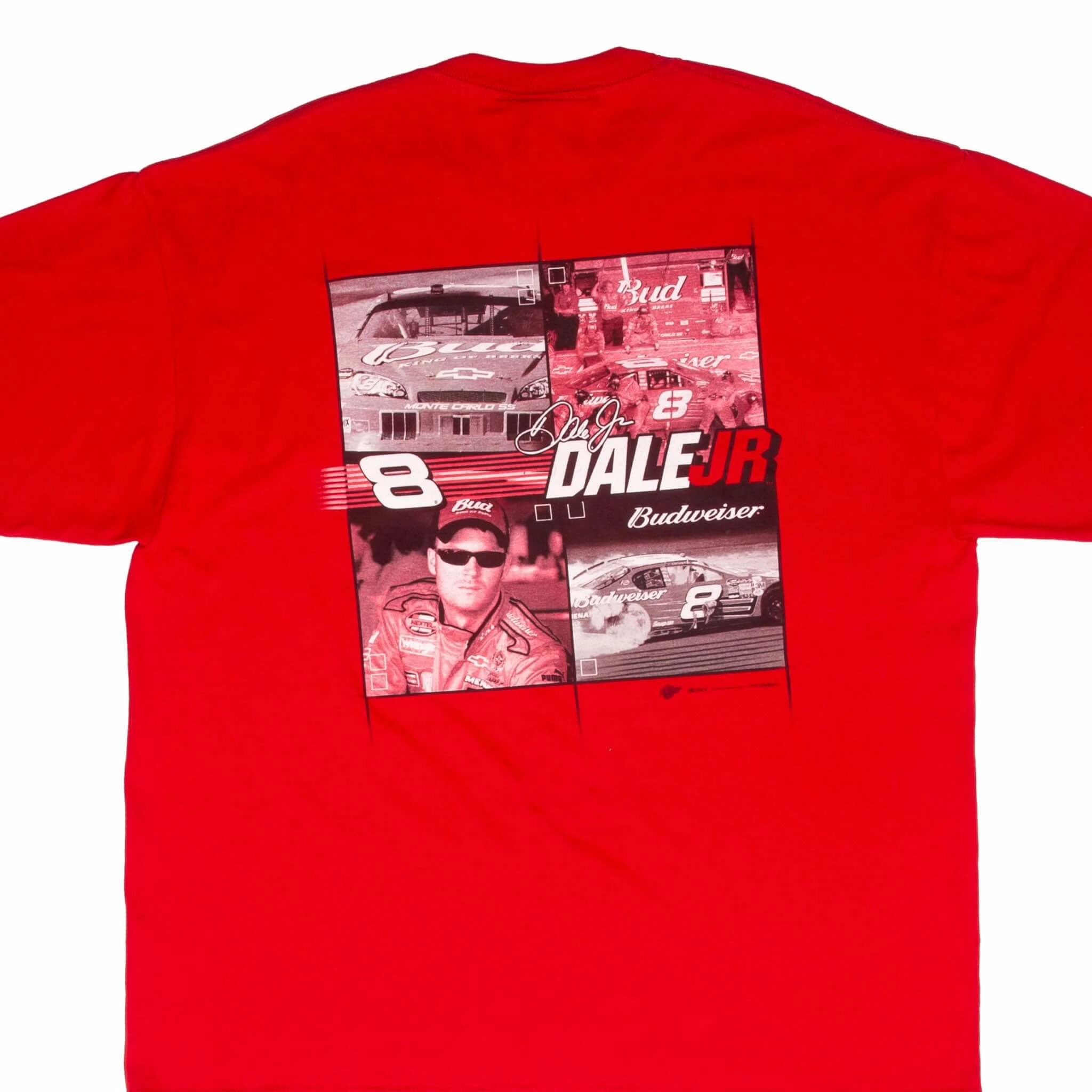 VINTAGE NASCAR DALE EARNHARDT JR BUDWEISER TEE SHIRT 2007 SIZE XL