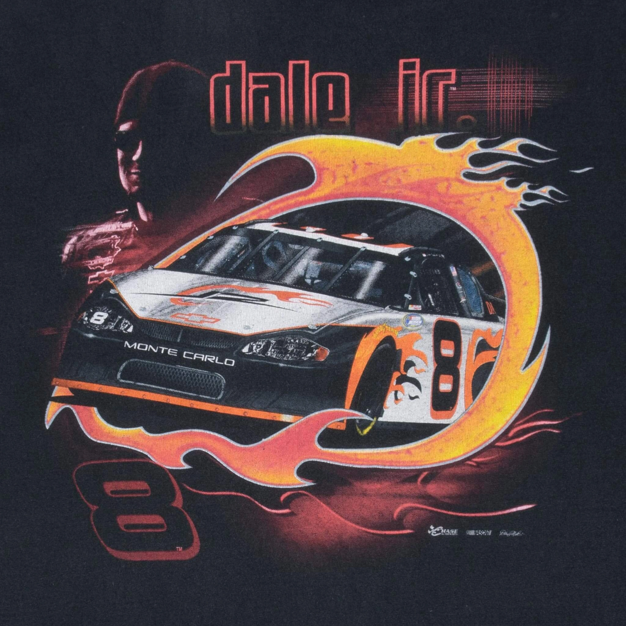 VINTAGE NASCAR DALE EARNHARDT JR CHEVROLET TEE SHIRT 2000S XL
