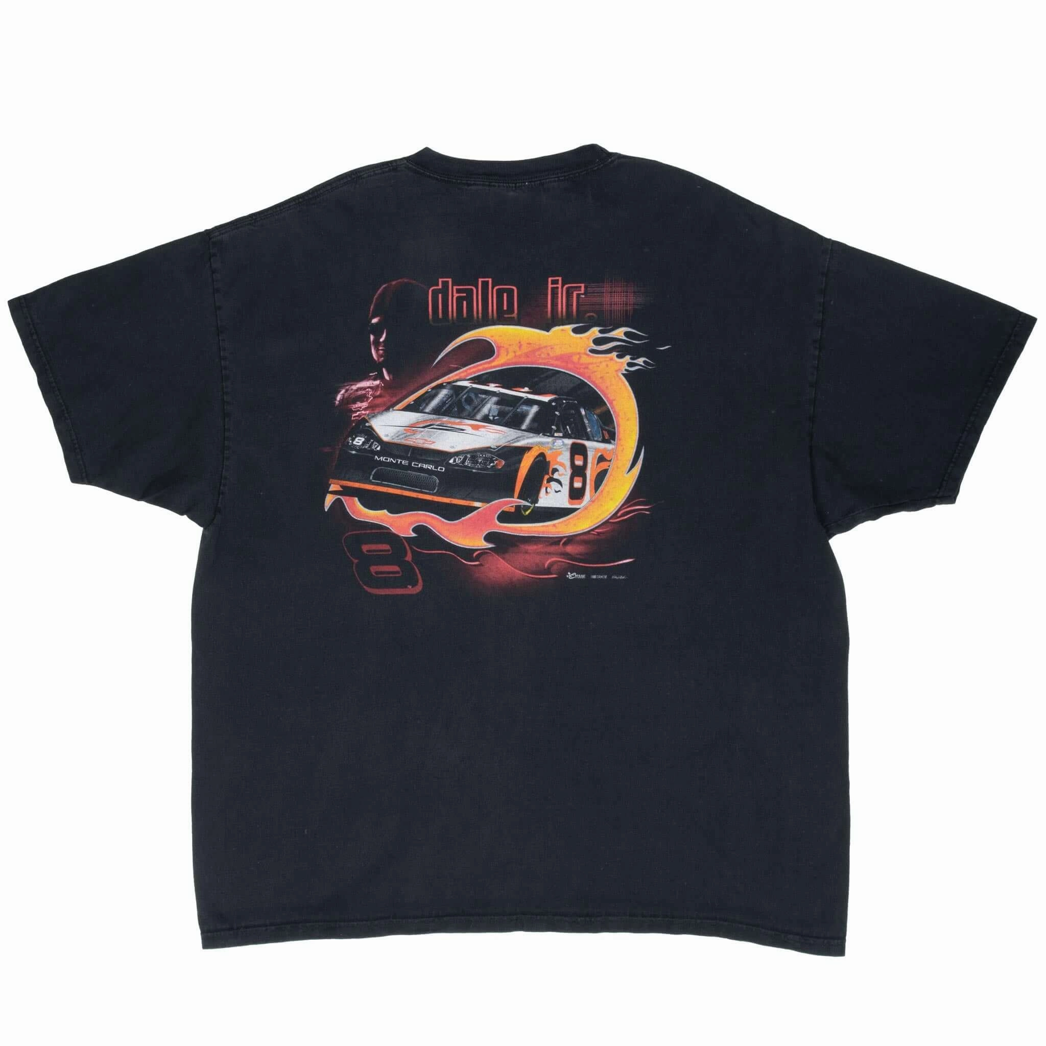 VINTAGE NASCAR DALE EARNHARDT JR CHEVROLET TEE SHIRT 2000S XL