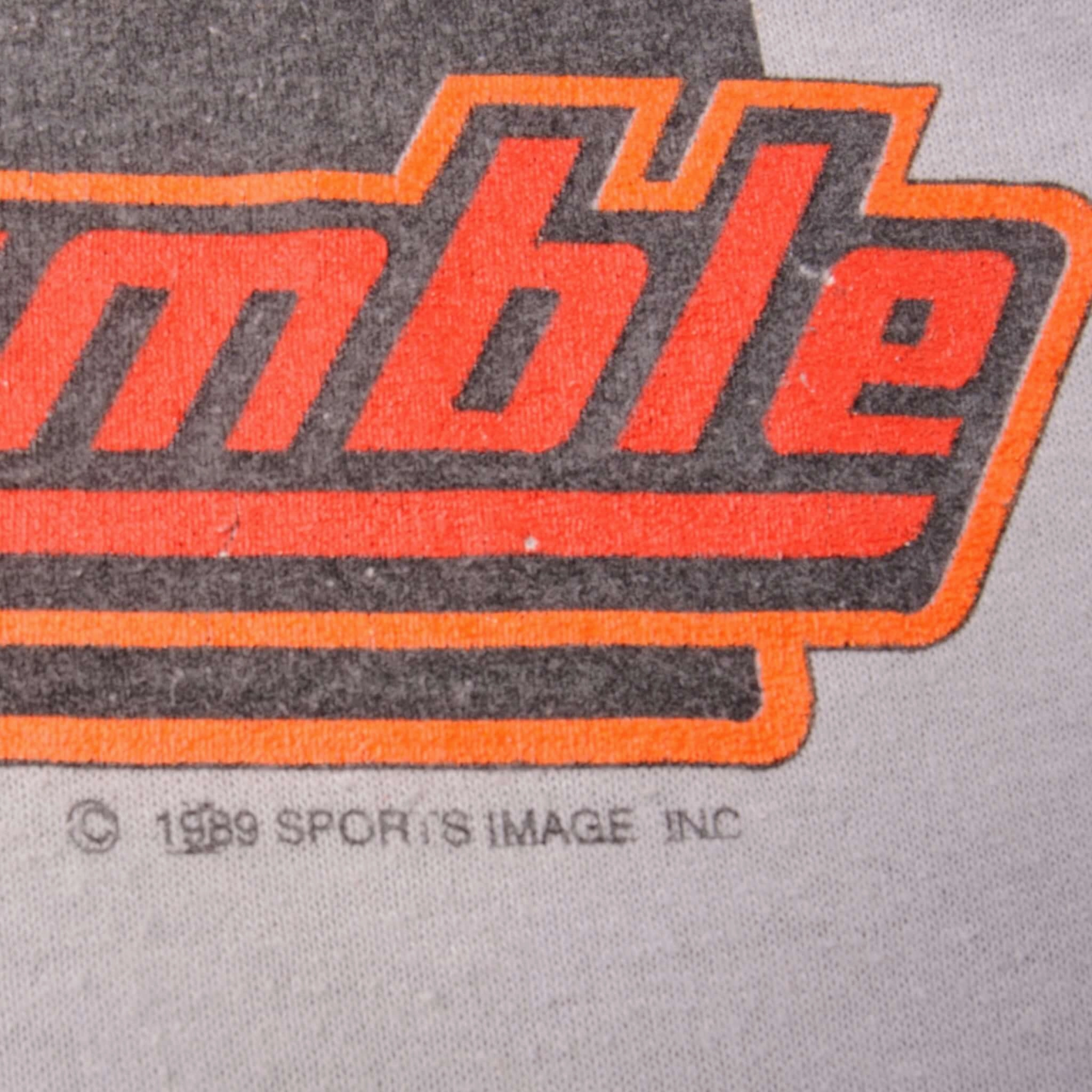 VINTAGE NASCAR DALE EARNHARDT READY TO RUMBLE 1989 TEE SHIRT SIZE LARGE MADE IN USA