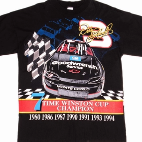 VINTAGE NASCAR DALE EARNHARDT TEE SHIRT 1995 SIZE XL MADE IN USA