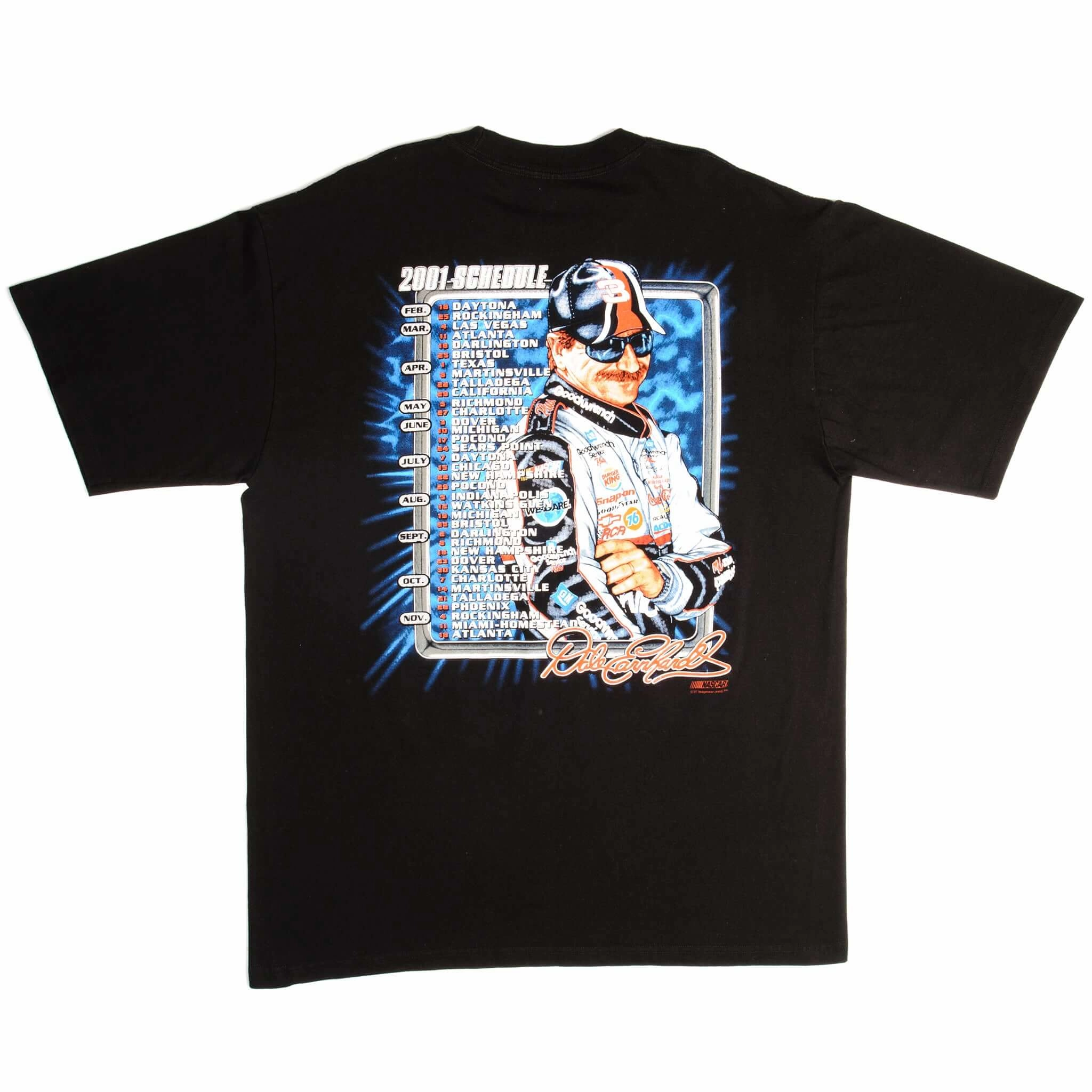 VINTAGE NASCAR DALE EARNHARDT TEE SHIRT 2000S SIZE XL