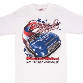 VINTAGE NASCAR DALE EARNHARDT WINSTON SELECT 1996 TEE SHIRT MEDIUM MADE IN USA