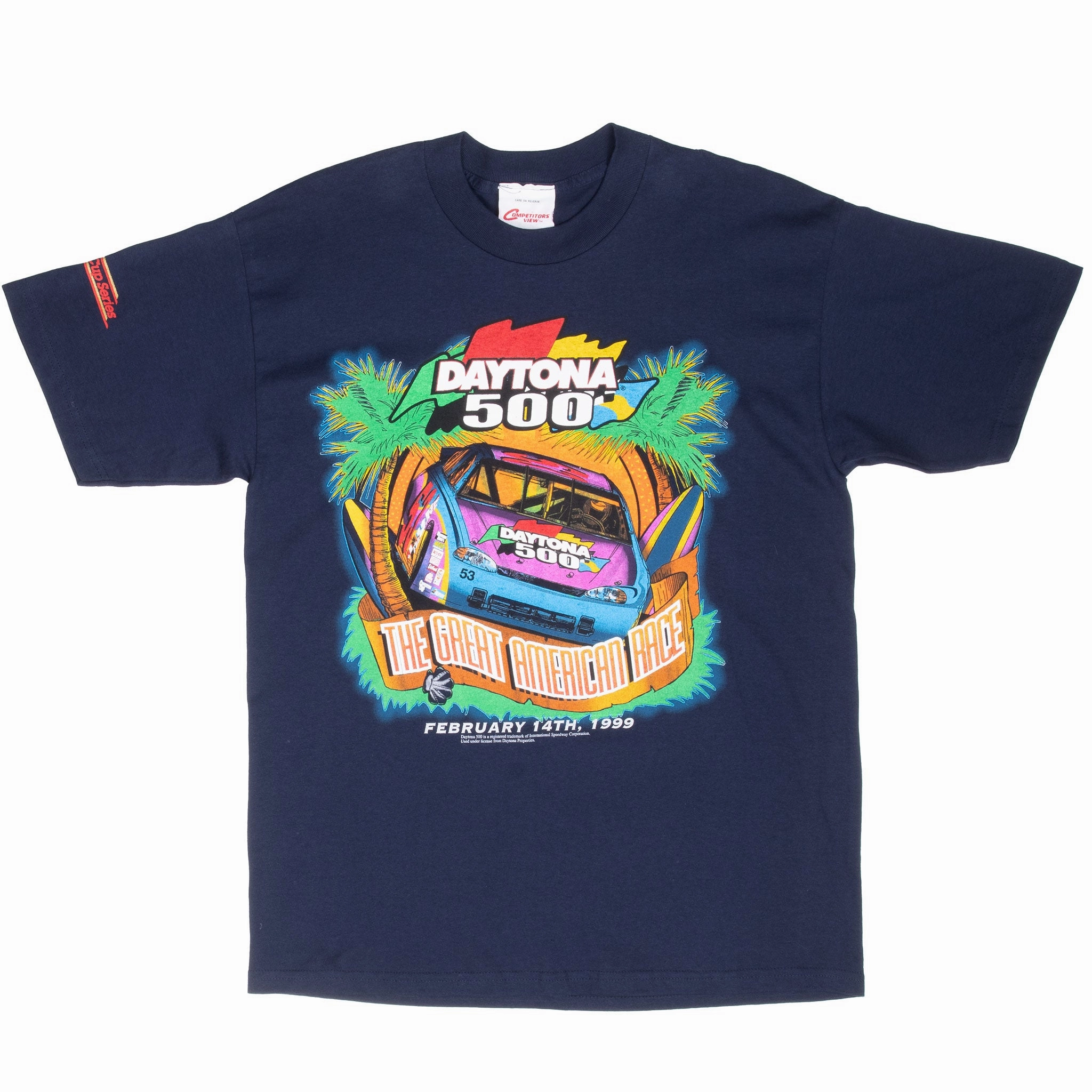 VINTAGE NASCAR DAYTONA 500 1999 TEE SHIRT LARGE MADE IN USA
