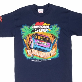 VINTAGE NASCAR DAYTONA 500 1999 TEE SHIRT LARGE MADE IN USA