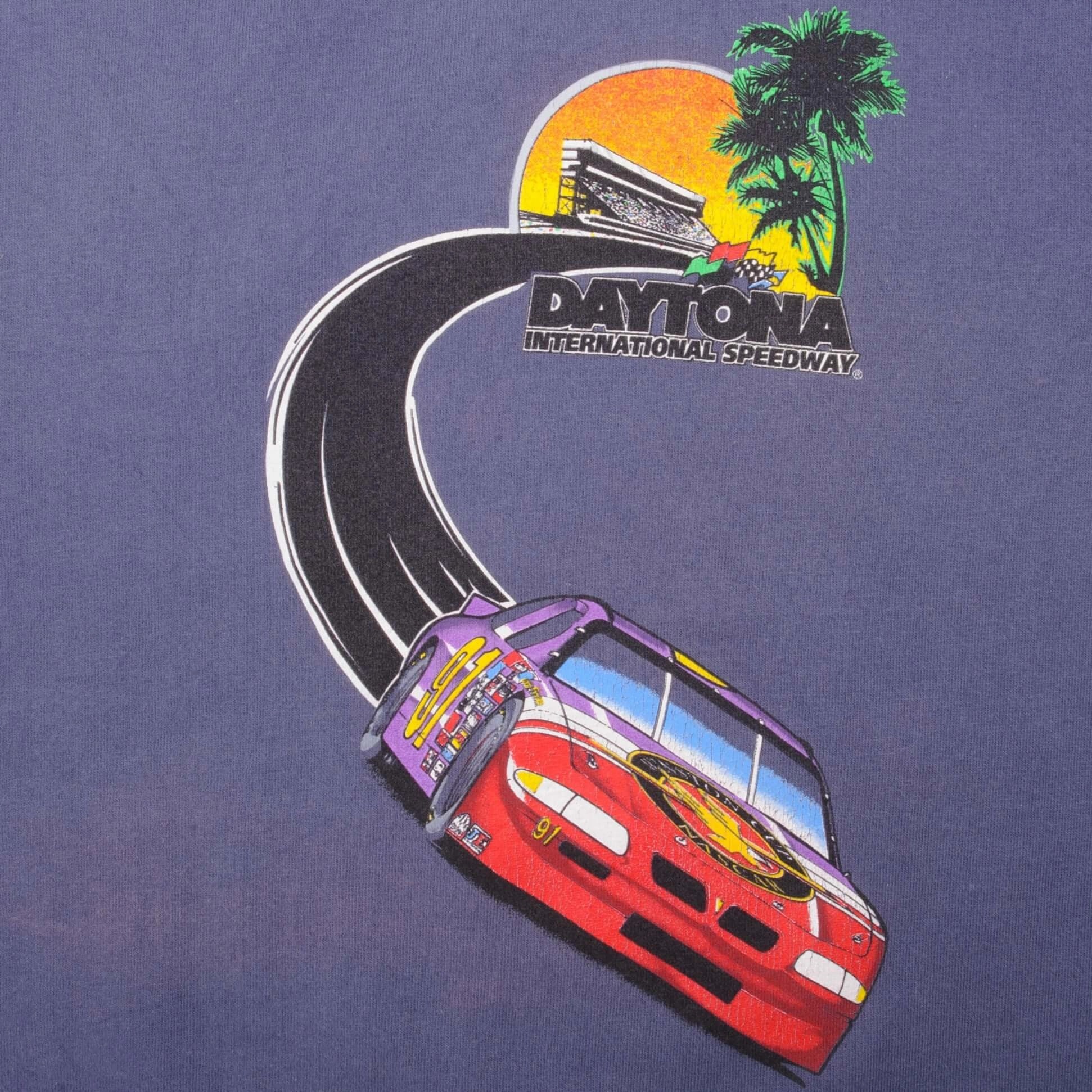 VINTAGE NASCAR DAYTONA INTERNATIONAL SPEEDWAY 1997 TEE SHIRT MEDIUM