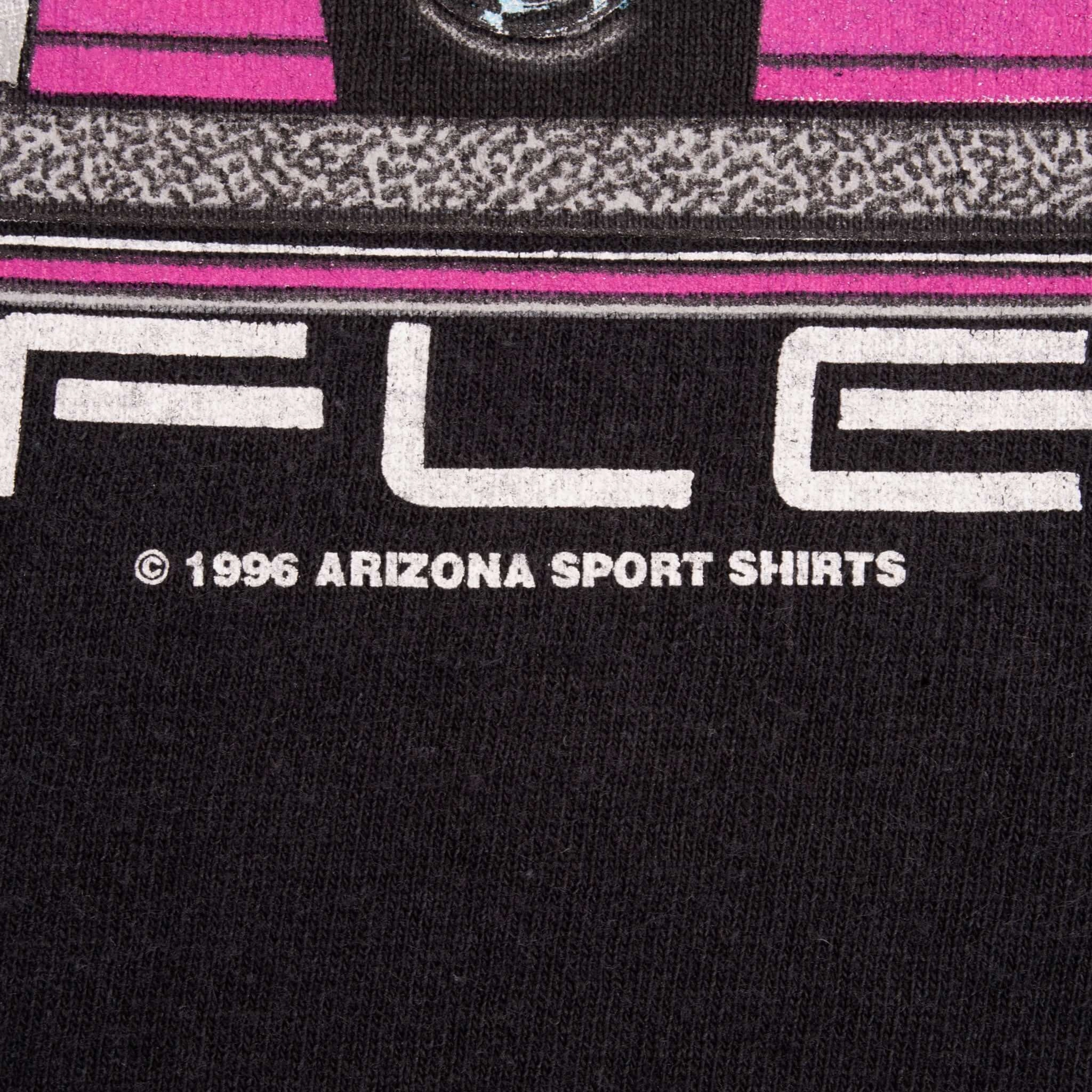 VINTAGE NASCAR FLEMINGTON SPEEDWAY 1996 TEE SHIRT SIZE LARGE MADE IN USA