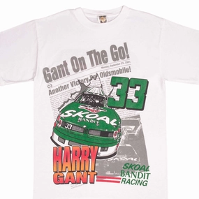 VINTAGE NASCAR HARRY GANT 1991 TEE SHIRT SIZE MEDIUM MADE IN USA