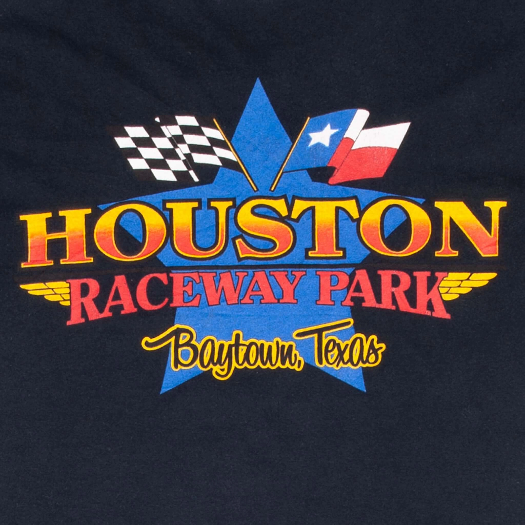 VINTAGE NASCAR HOUSTON RACEWAY PARK 1994 TEE SHIRT SIZE MEDIUM