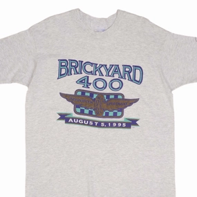 VINTAGE NASCAR INDIANAPOLIS BRICKYARD 400 1995 TEE SHIRT SIZE XL MADE IN USA
