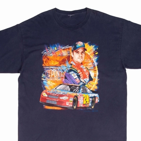 VINTAGE NASCAR JEFF GORDON DUPONT 2002 TEE SHIRT SIZE 2XL