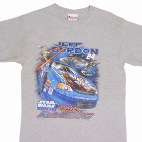 VINTAGE NASCAR JEFF GORDON STAR WARS EPISODE 1 1999 TEE SHIRT SIZE LARGE