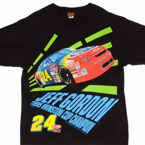 VINTAGE NASCAR JEFF GORDON TEE SHIRT 1995 SIZE XL MADE IN USA