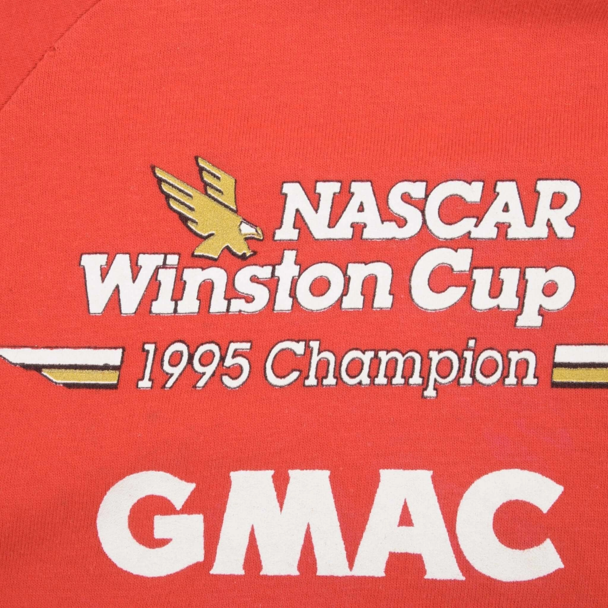 VINTAGE NASCAR JEFF GORDON WINSTON CUP CHAMPION 1995 TEE SHIRT 2XL MADE IN USA