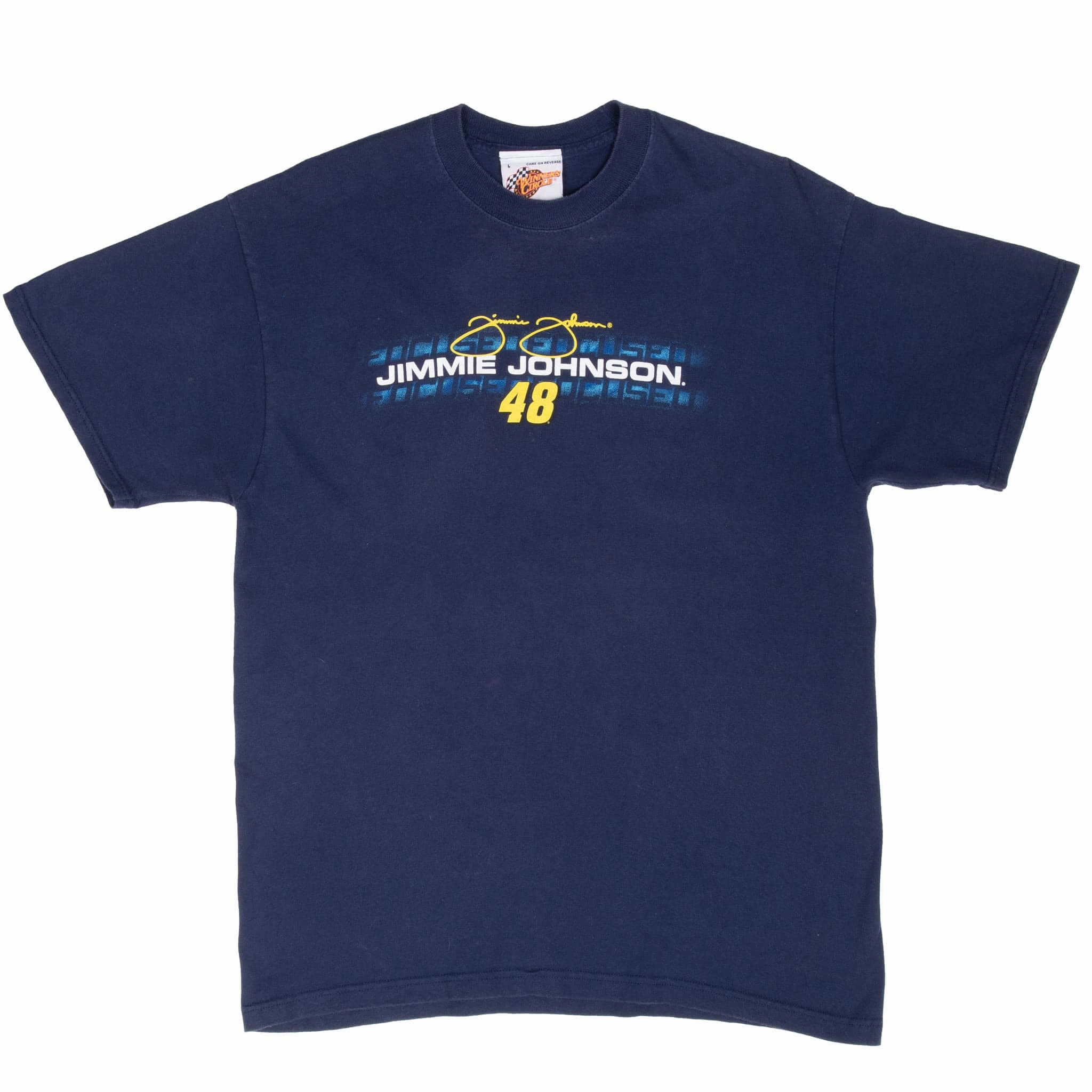VINTAGE NASCAR JIMMIE JOHNSON TEE SHIRT 2000S LARGE