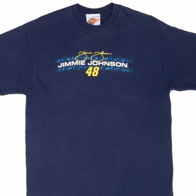 VINTAGE NASCAR JIMMIE JOHNSON TEE SHIRT 2000S LARGE