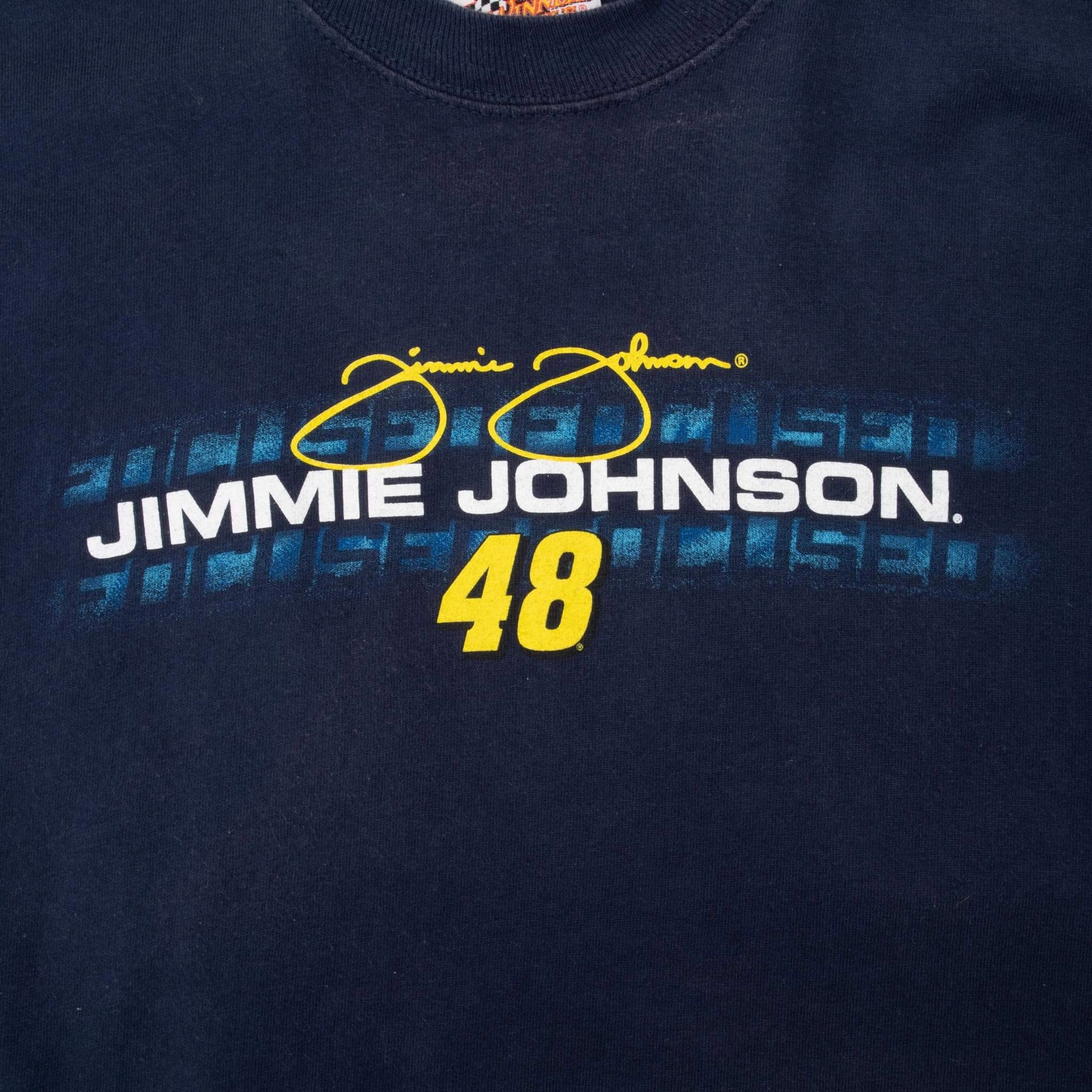 VINTAGE NASCAR JIMMIE JOHNSON TEE SHIRT 2000S LARGE