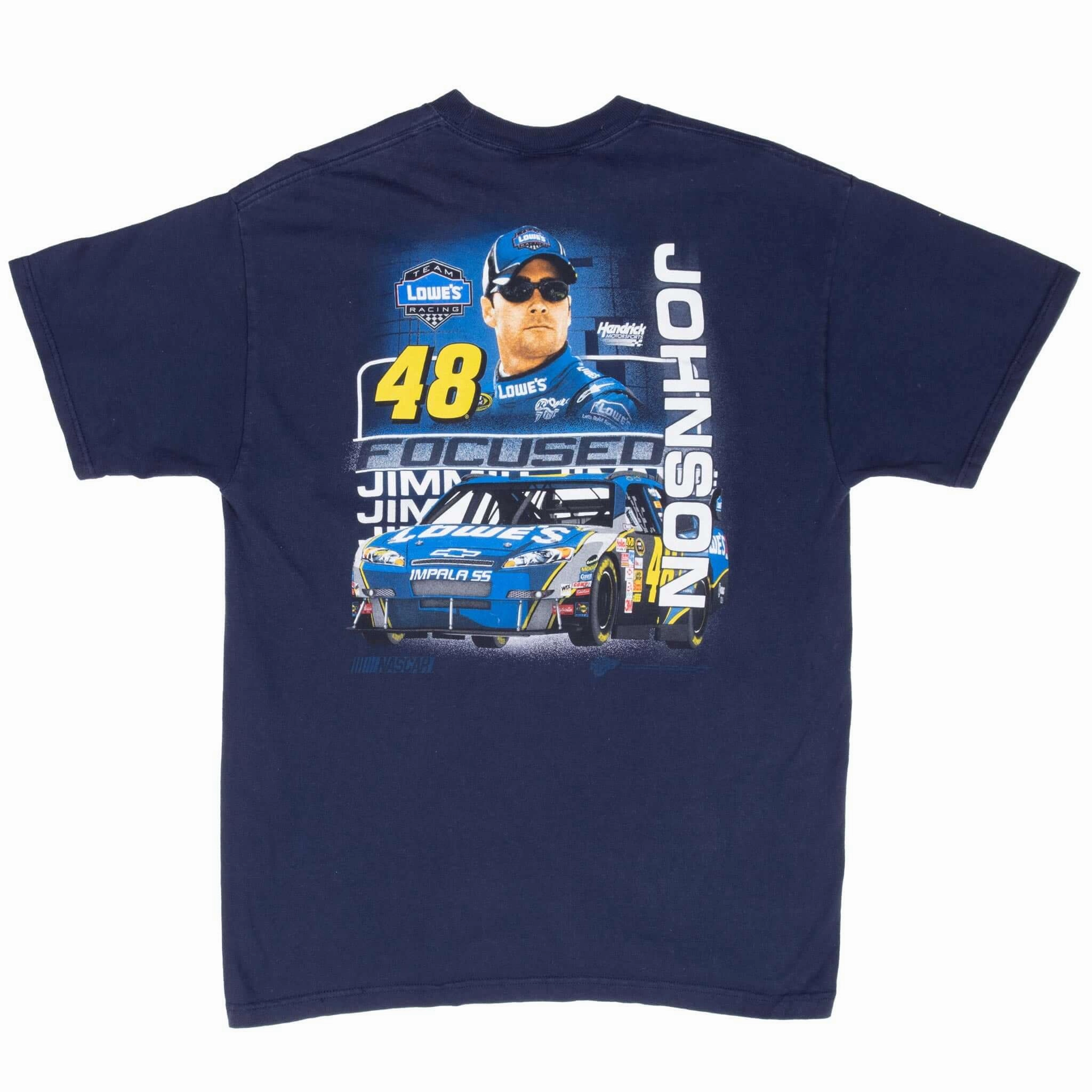 VINTAGE NASCAR JIMMIE JOHNSON TEE SHIRT 2000S LARGE