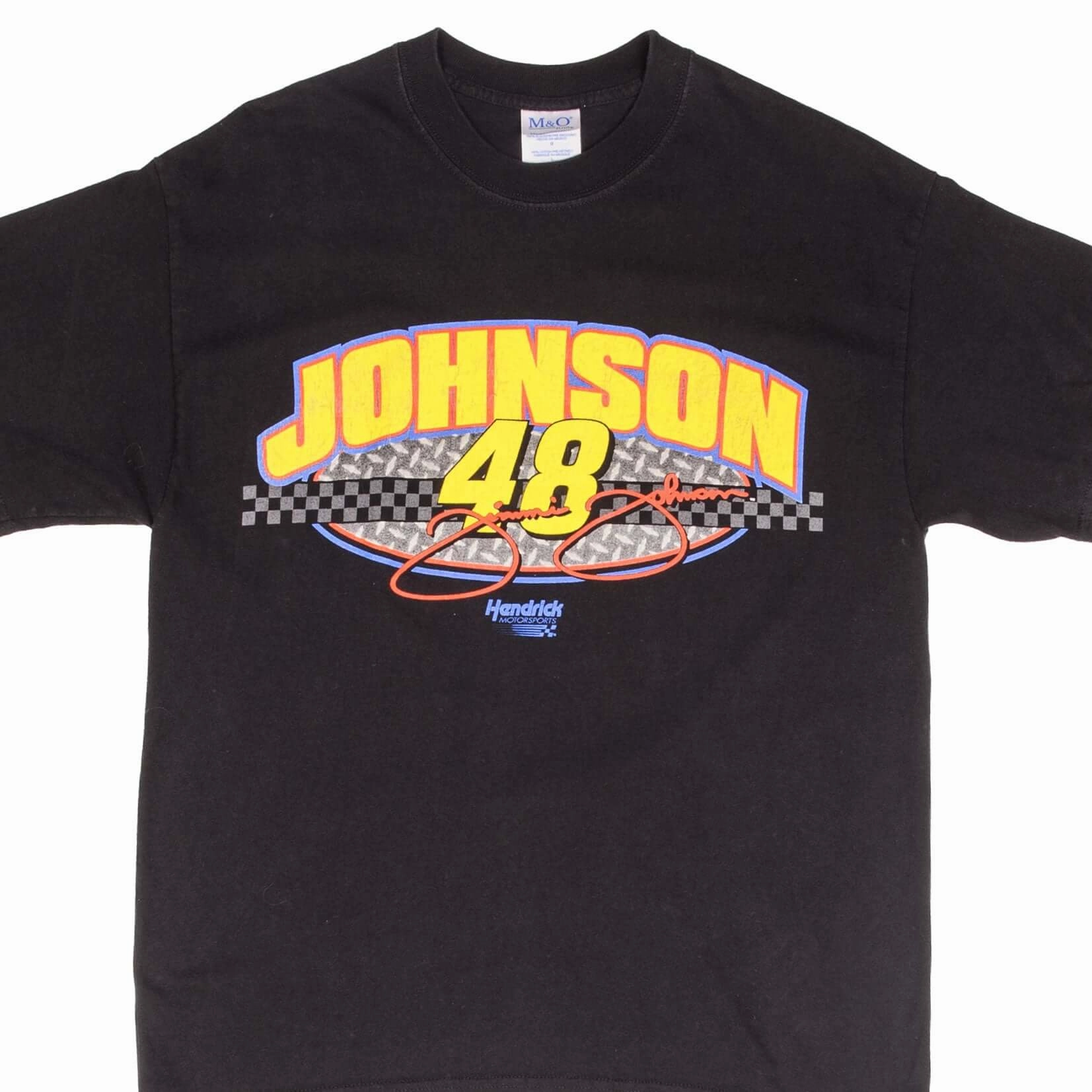 VINTAGE NASCAR JIMMIE JOHNSON TEE SHIRT 2002 SIZE LARGE