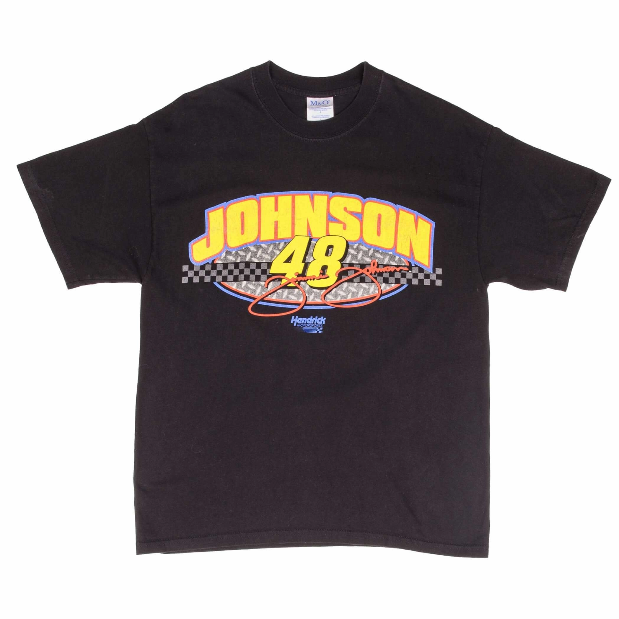 VINTAGE NASCAR JIMMIE JOHNSON TEE SHIRT 2002 SIZE LARGE