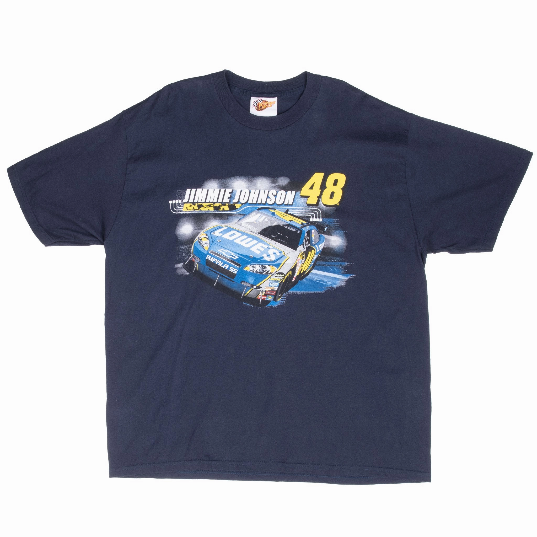 VINTAGE NASCAR JIMMIE JOHNSON TEE SHIRT 2008 XL