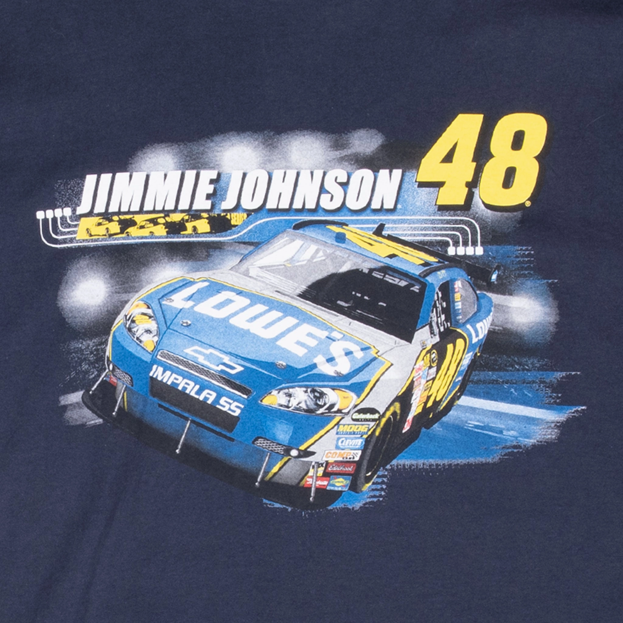 VINTAGE NASCAR JIMMIE JOHNSON TEE SHIRT 2008 XL