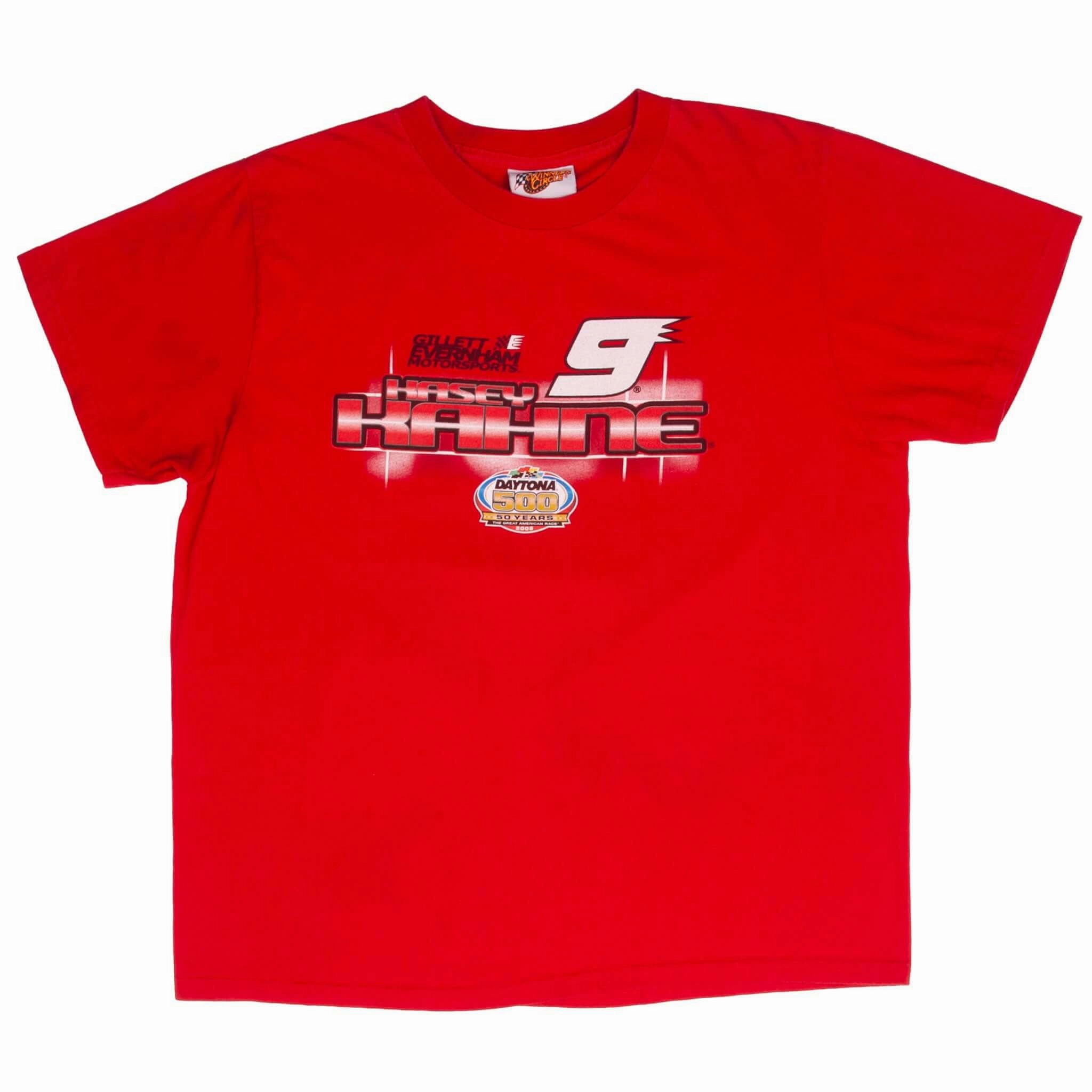 VINTAGE NASCAR KASEY KAHNE BUDWEISER 2008 TEE SHIRT SIZE LARGE