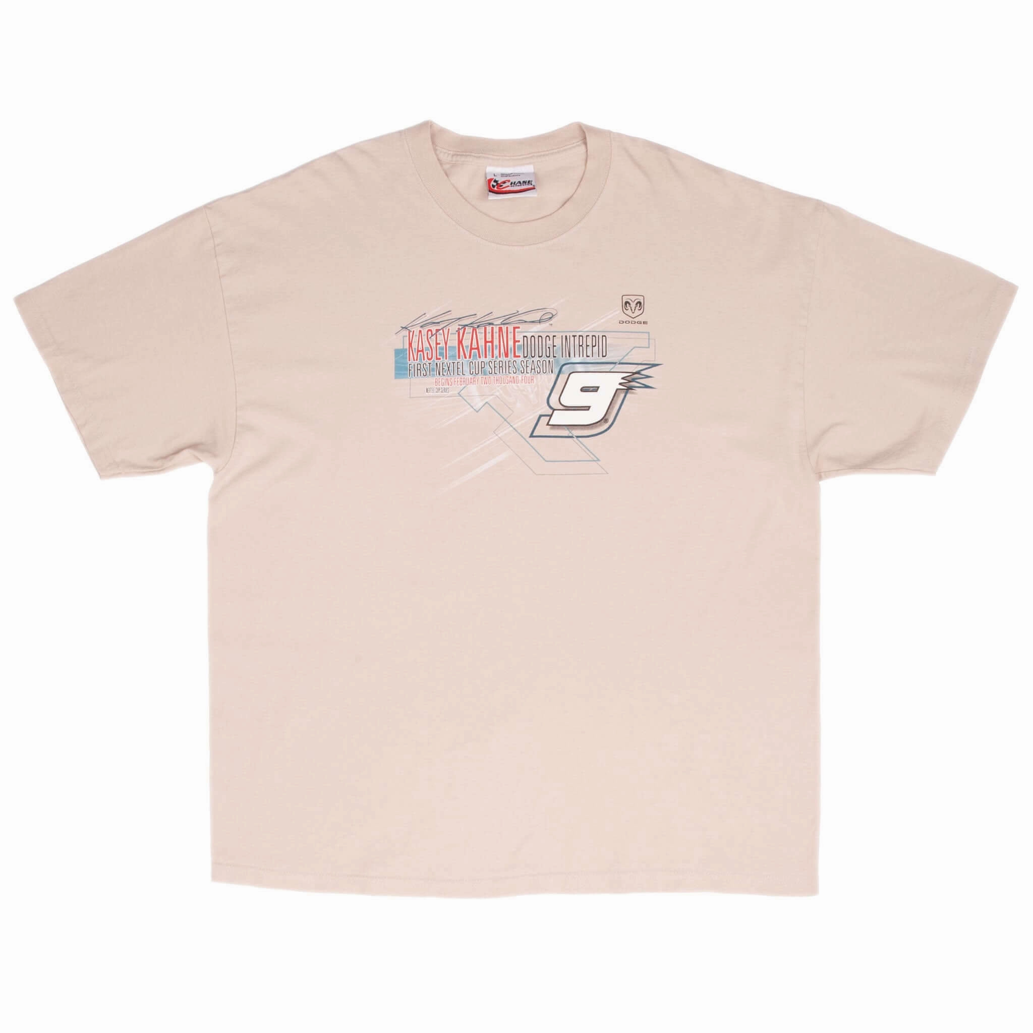 VINTAGE NASCAR KASEY KAHNE DODGE 2004 TEE SHIRT SIZE LARGE