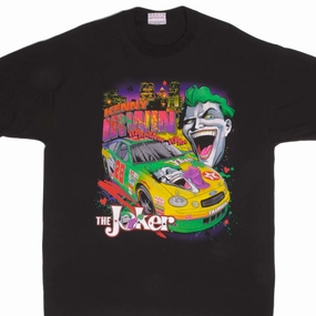 VINTAGE NASCAR KENNY IRWIN THE JOKER TEE SHIRT 1998 SIZE XL MADE IN USA