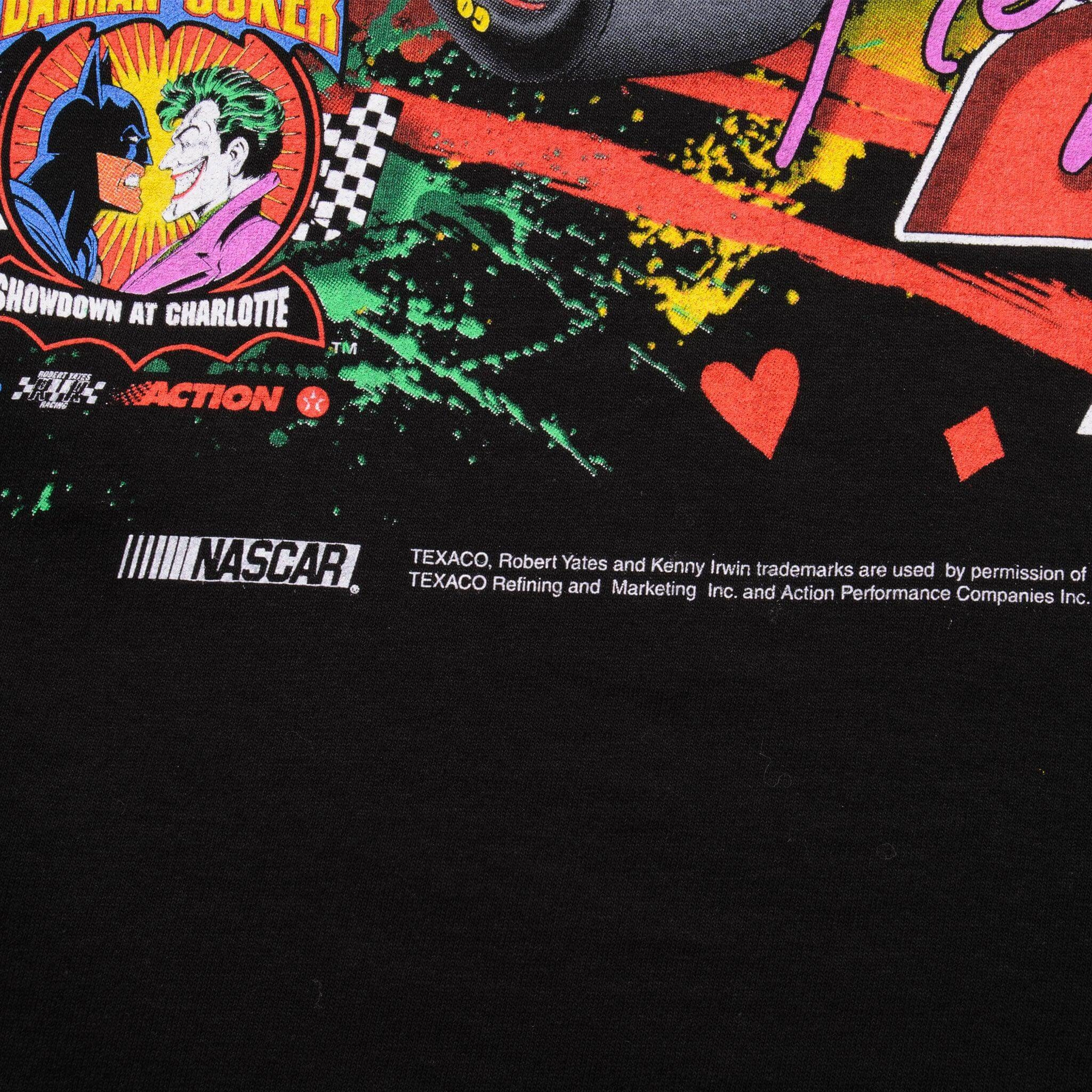 VINTAGE NASCAR KENNY IRWIN THE JOKER TEE SHIRT 1998 SIZE XL MADE IN USA