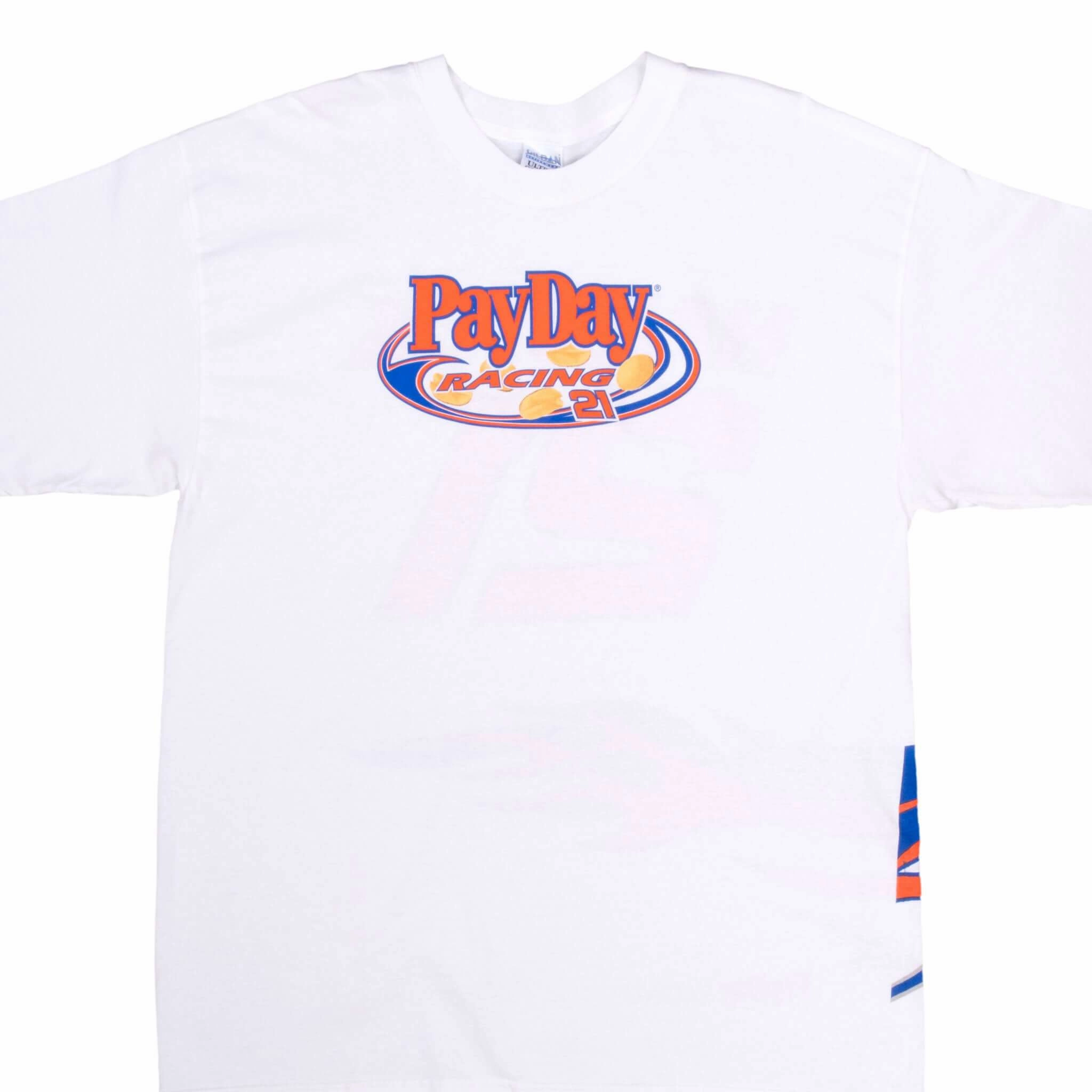 VINTAGE NASCAR KEVIN HARVICK PAYDAY RACING 2000S TEE SHIRT XL