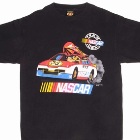 VINTAGE NASCAR LOONEY TUNES VIL COYOTE 1995 TEE SHIRT SIZE XL