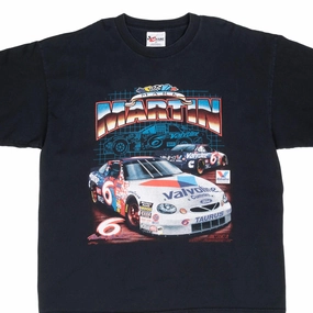 VINTAGE NASCAR MARK MARTIN 1990S TEE SHIRT 2XL